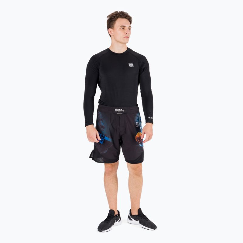 Pitbull West Coast vyriški šortai Grappling Master Of Boxing black 8