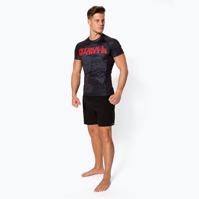 Pitbull West Coast vyrų T-S Rash Rash Master Of Muay Thai black 2