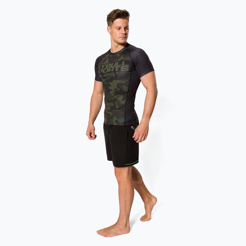 Pitbull West Coast vyriškas T-S Rash Dillard olive camo marškinėliai 2