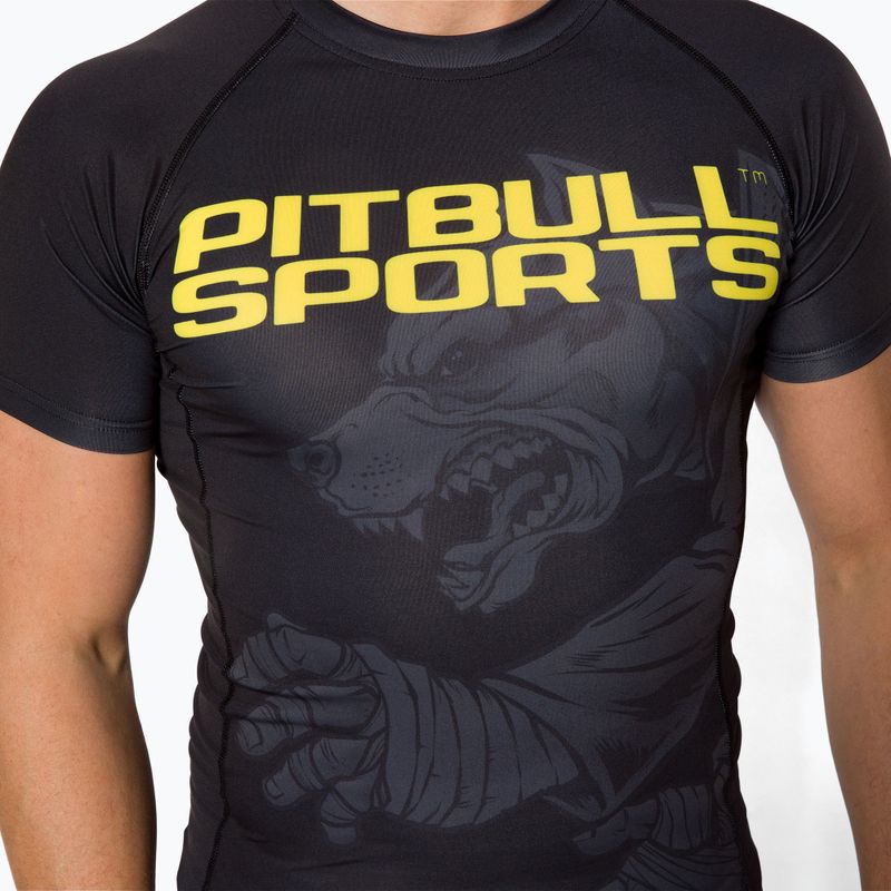 Pitbull West Coast vyrų T-S Rash Rash Master Of BJJ black 4