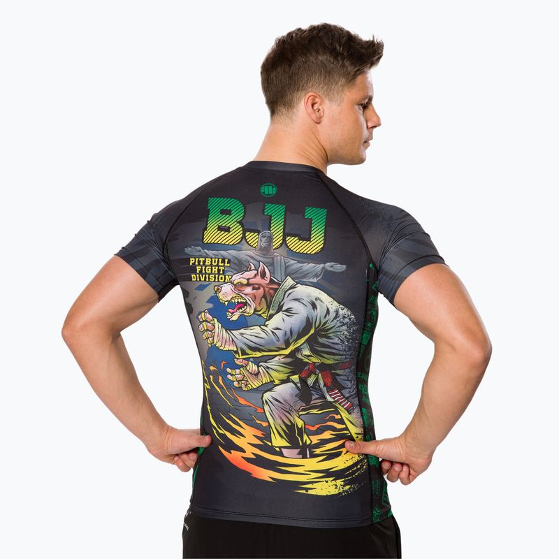 Pitbull West Coast vyriška blauzdinė T-S Masters Of BJJ juoda 3