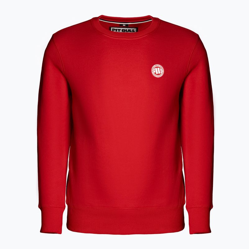 Vyriški Pitbull West Coast Crewneck Small Logo džemperiai raudoni