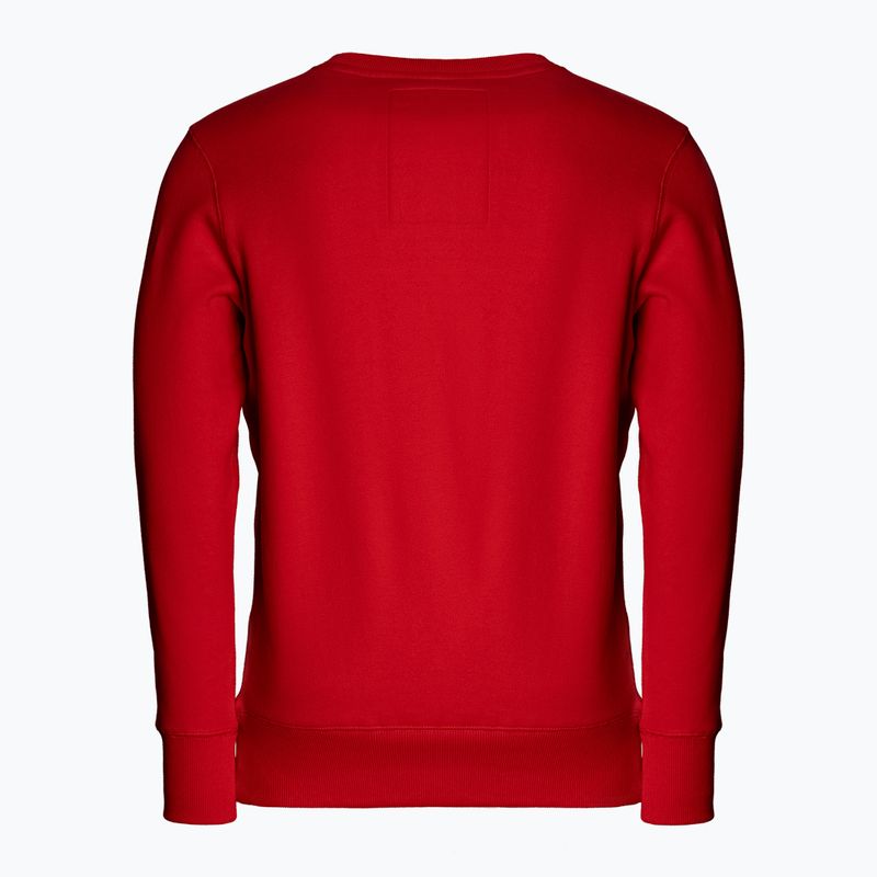 Vyriški Pitbull West Coast Crewneck Small Logo džemperiai raudoni 2