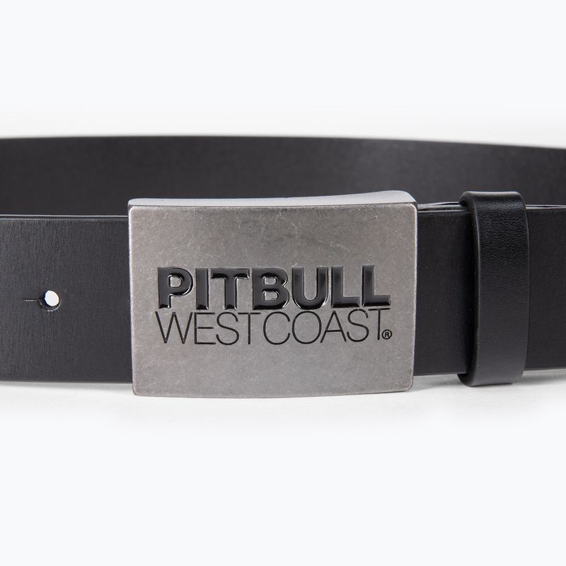 Pitbull West Coast vyriškas diržas Original Leather TNT black 2