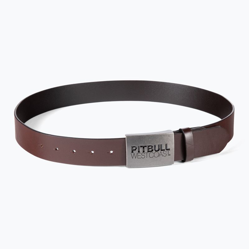 Pitbull West Coast vyriškas diržas Original Leather TNT brown