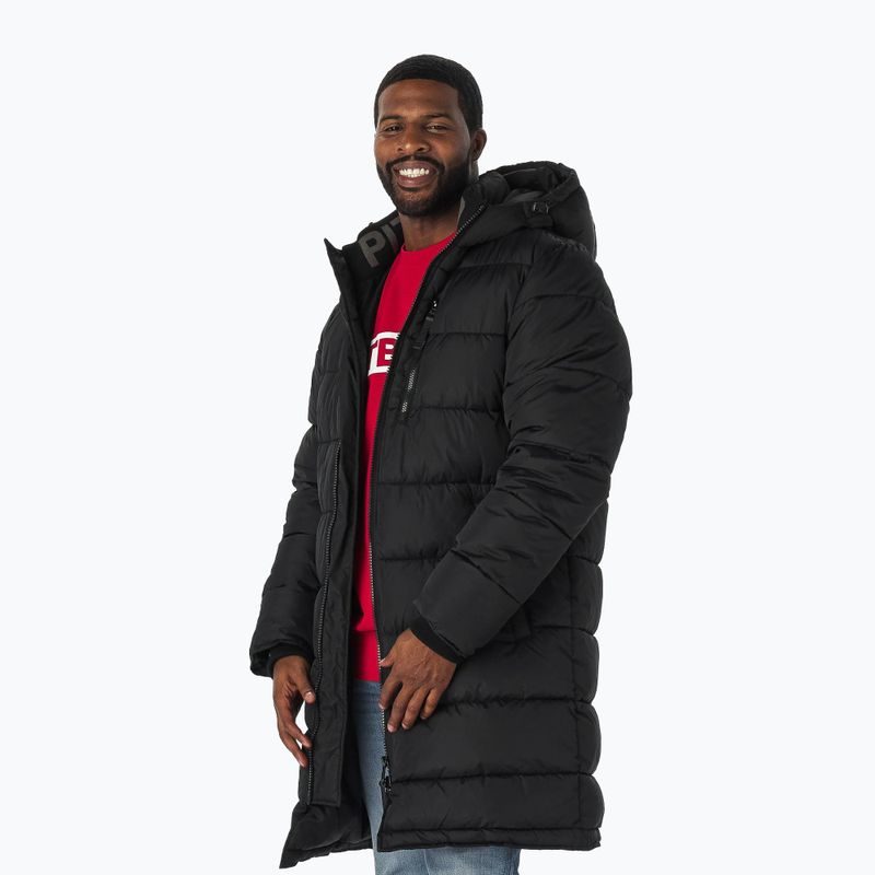 Pitbull West Coast vyriška pūkinė striukė Starwood Hooded Parka black 3