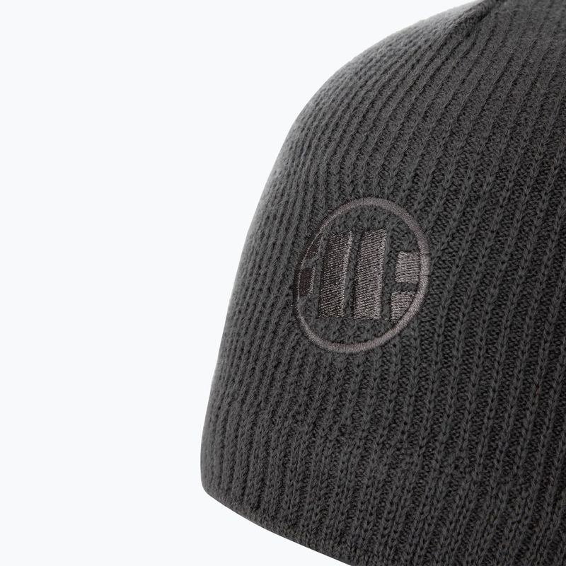 Vyriška žieminė kepurė Pitbull Beanie Mills Logo grey 3