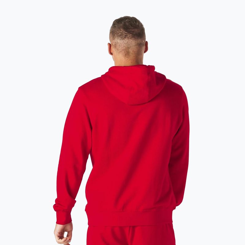 Vyriškas Pitbull West Coast Hooded Hilltop Terry Group raudonas 2