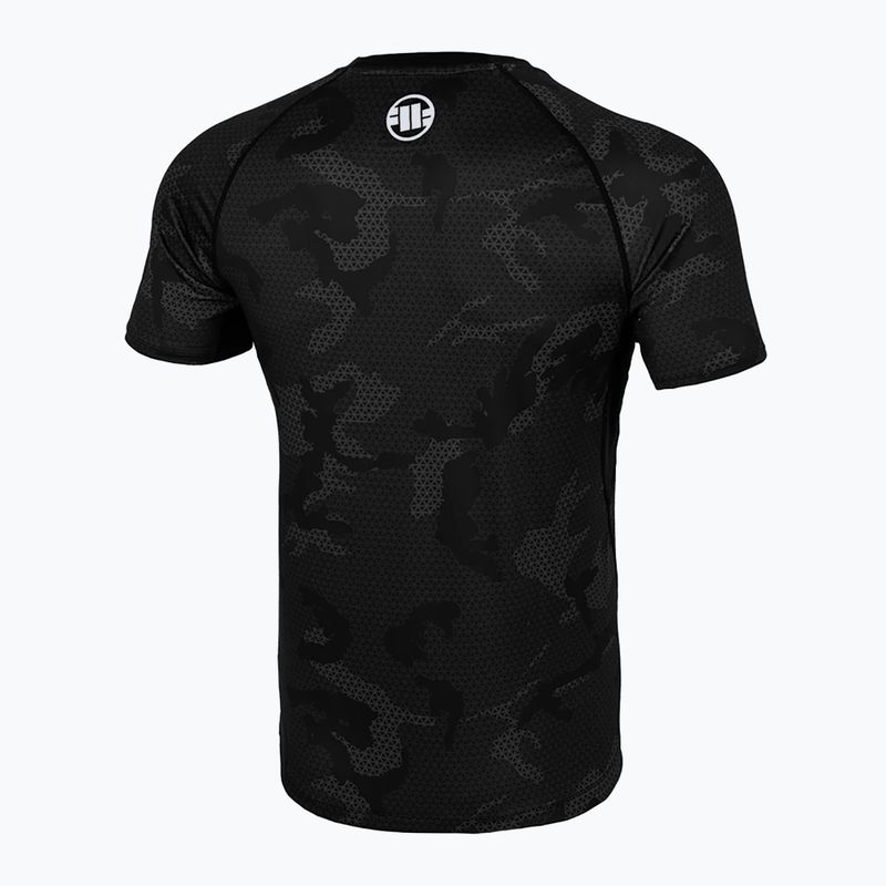 Vyriški marškinėliai Pitbull Rashguard Net Camo II black camo 8