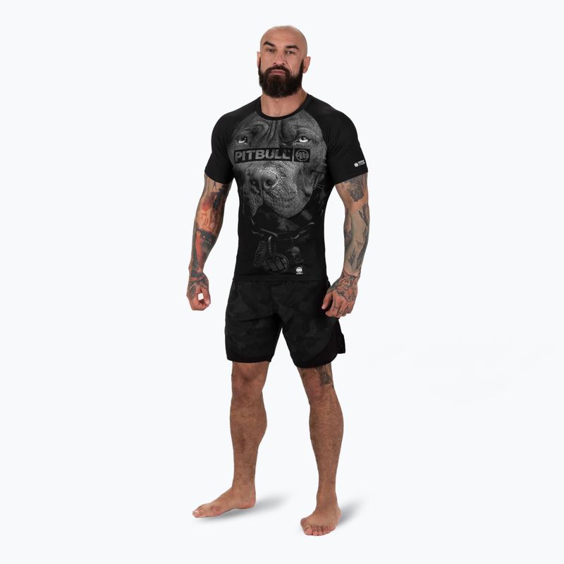 Vyriški marškinėliai Pitbull Born in 1989 Rashguard black 2