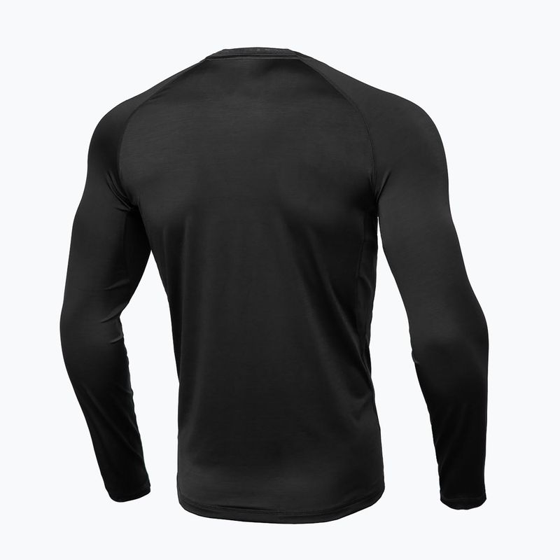 Vyriška striukė Pitbull West Coast Performance Small Logo Rashguard longsleeve black 7