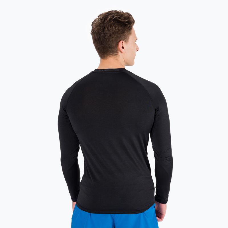Vyriška striukė Pitbull West Coast Performance Small Logo Rashguard longsleeve black 3