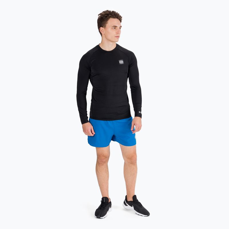 Vyriška striukė Pitbull West Coast Performance Small Logo Rashguard longsleeve black 5