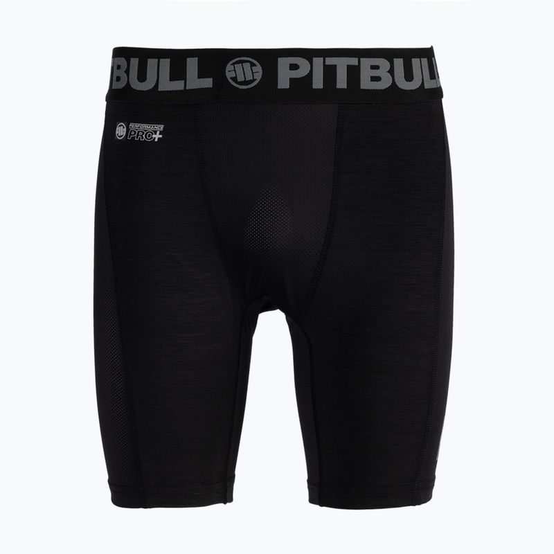 Pitbull West Coast Performance kompresiniai šortai vyrams juodi