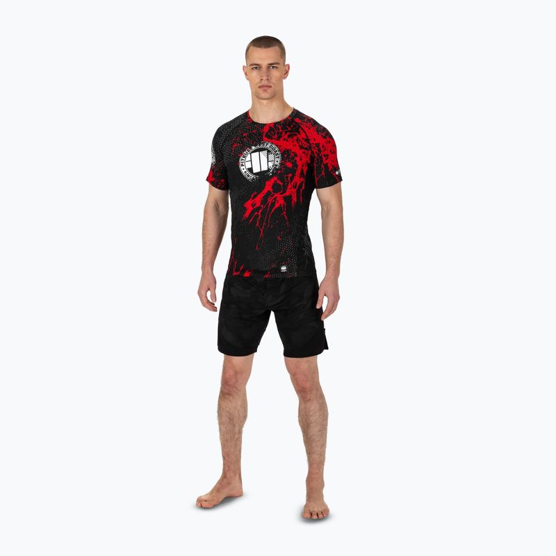 Pitbull West Coast Blood Dog 2 Rashguard juodas vyriškas marškinėliai 2