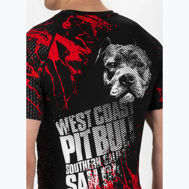 Pitbull West Coast Blood Dog 2 Rashguard juodas vyriškas marškinėliai 4