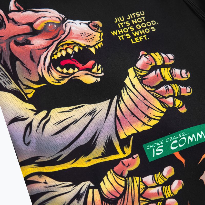 Pitbull West Coast Masters of BJJ Hilltop juodi vyriški kompresiniai šortai 4