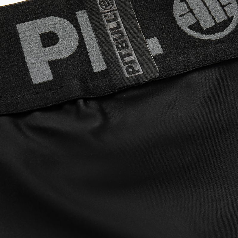 Pitbull West Coast Masters of BJJ Hilltop juodi vyriški kompresiniai šortai 6