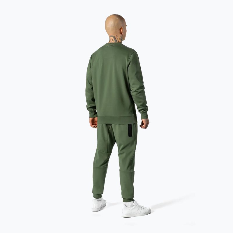 Vyriški Pitbull West Coast Beyer Crewneck džemperiai olive 4