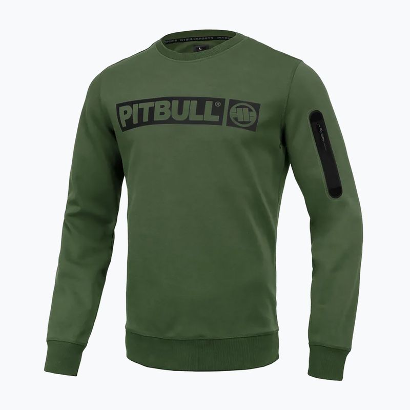 Vyriški Pitbull West Coast Beyer Crewneck džemperiai olive 5