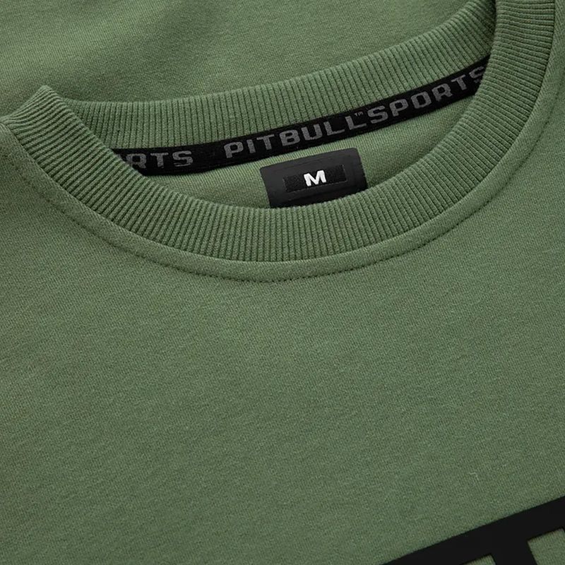 Vyriški Pitbull West Coast Beyer Crewneck džemperiai olive 8