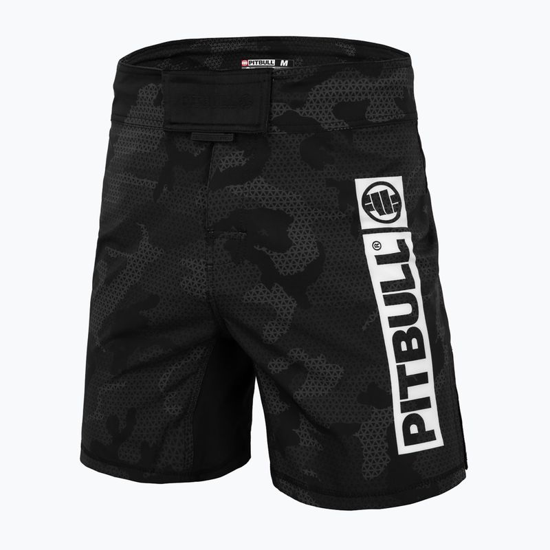 Pitbull West Coast vyriški graplingo šortai Grappling 3 Net Camo Hilltop 2 black