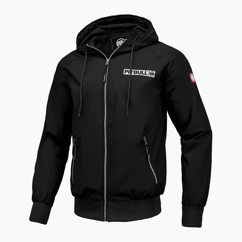 Vyriška striukė Pitbull West Coast Athletic Logo Hooded Nylon black 4
