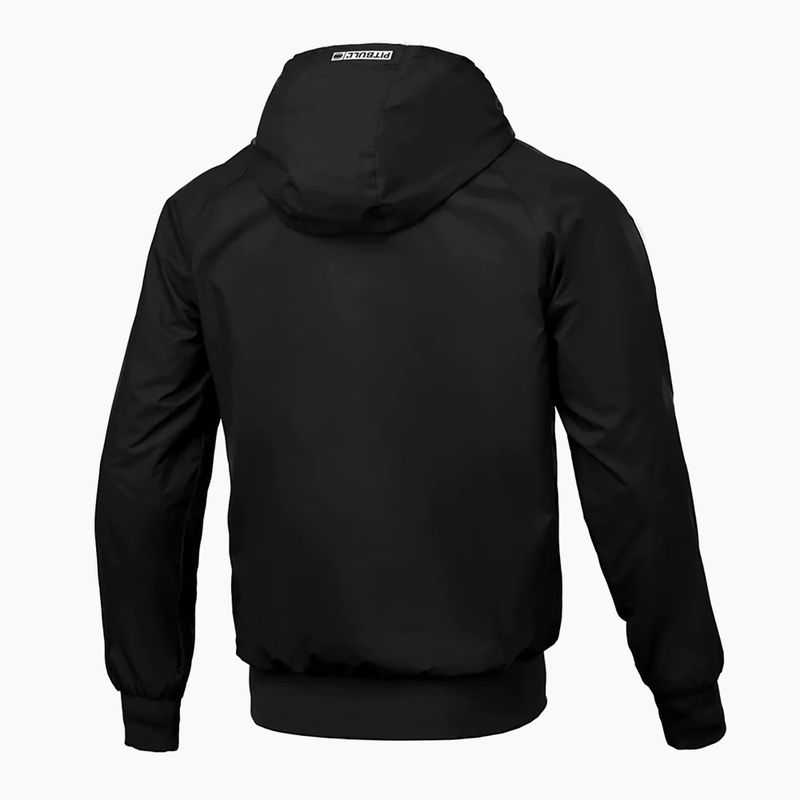 Vyriška striukė Pitbull West Coast Athletic Logo Hooded Nylon black 5