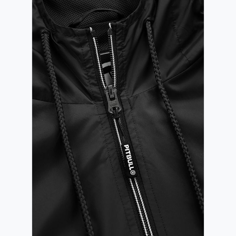 Vyriška striukė Pitbull West Coast Athletic Logo Hooded Nylon black 6