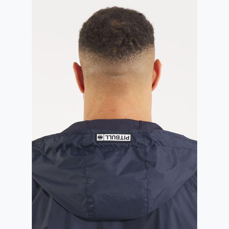Vyriška striukė Pitbull Athletic Logo Hooded Nylon dark navy 5