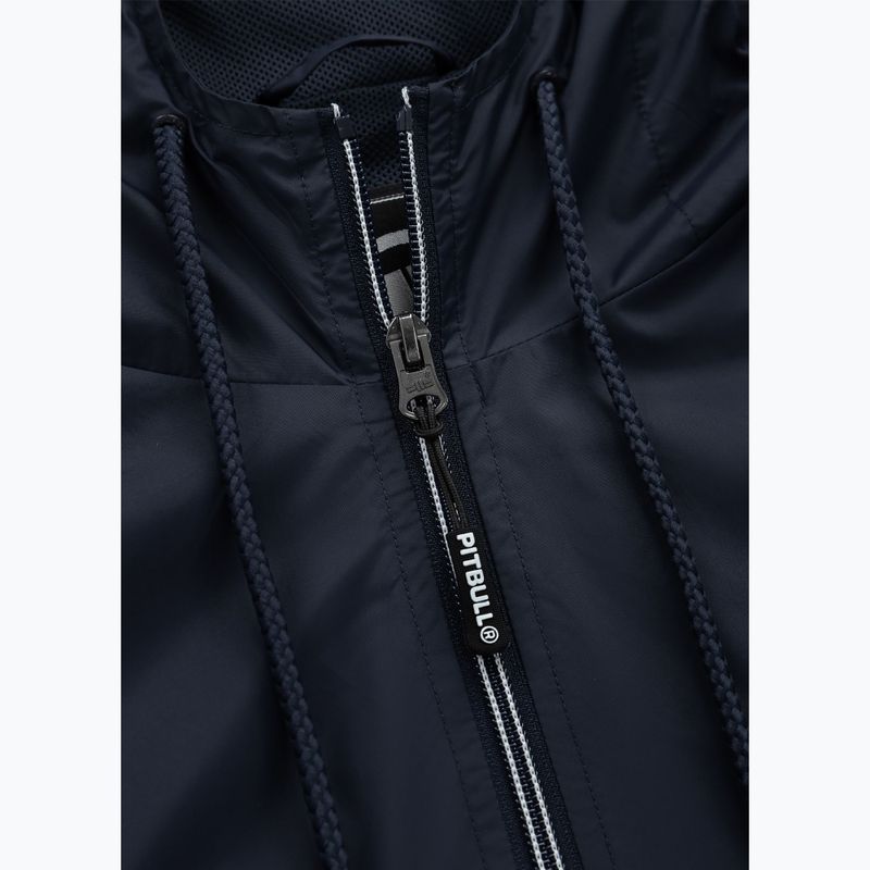 Vyriška striukė Pitbull Athletic Logo Hooded Nylon dark navy 8