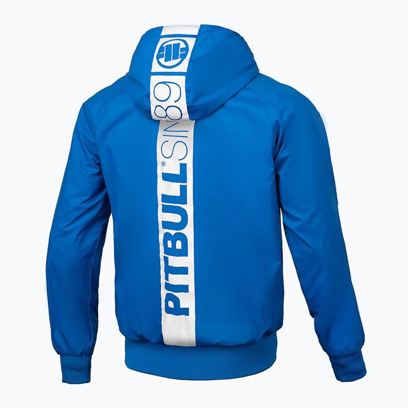Vyriškas striukė Pitbull Athletic Hilltop Hooded Nylon blue 2