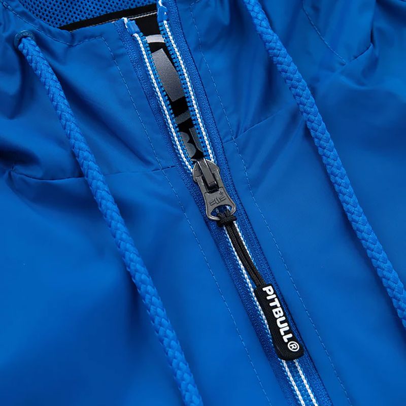 Vyriškas striukė Pitbull Athletic Hilltop Hooded Nylon blue 3