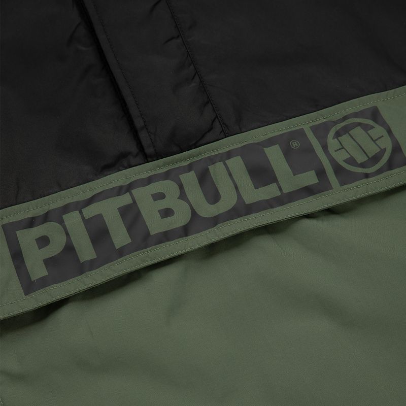 Vyriška striukė Pitbull West Coast Loring Two-Color Kangaroo black/olive 7