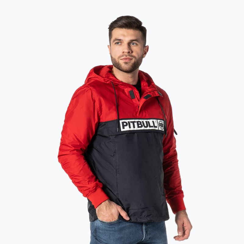 Vyriška striukė Pitbull West Coast Loring Two-Color Kangaroo red/dark navy