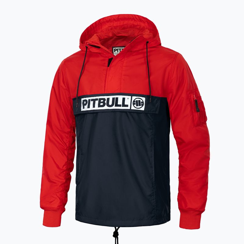 Vyriška striukė Pitbull West Coast Loring Two-Color Kangaroo red/dark navy 4