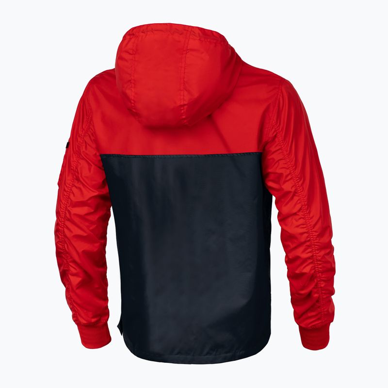 Vyriška striukė Pitbull West Coast Loring Two-Color Kangaroo red/dark navy 5