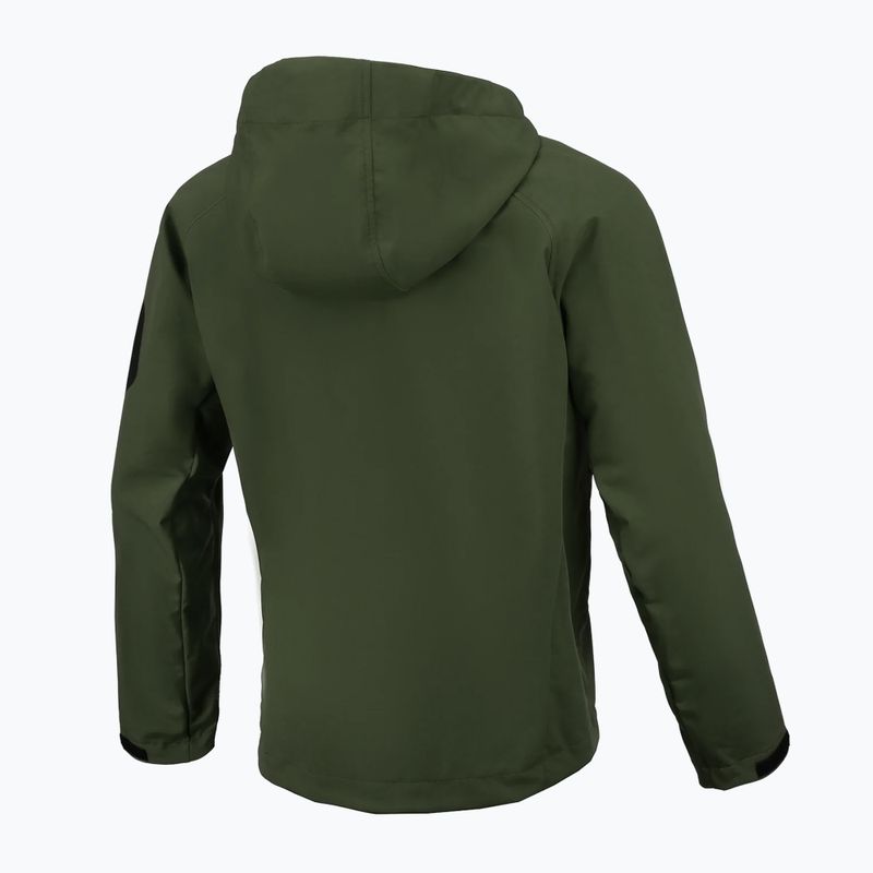 Pitbull West Coast vyriška softshell striukė Rockfish 2 Softshell olive 2