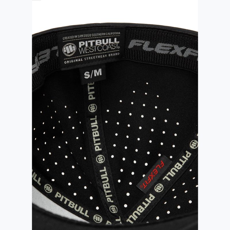 Vyriška kepuraitė su snapeliu Pitbull West Coast Full Cap Logo 3D Angle Welding black 6