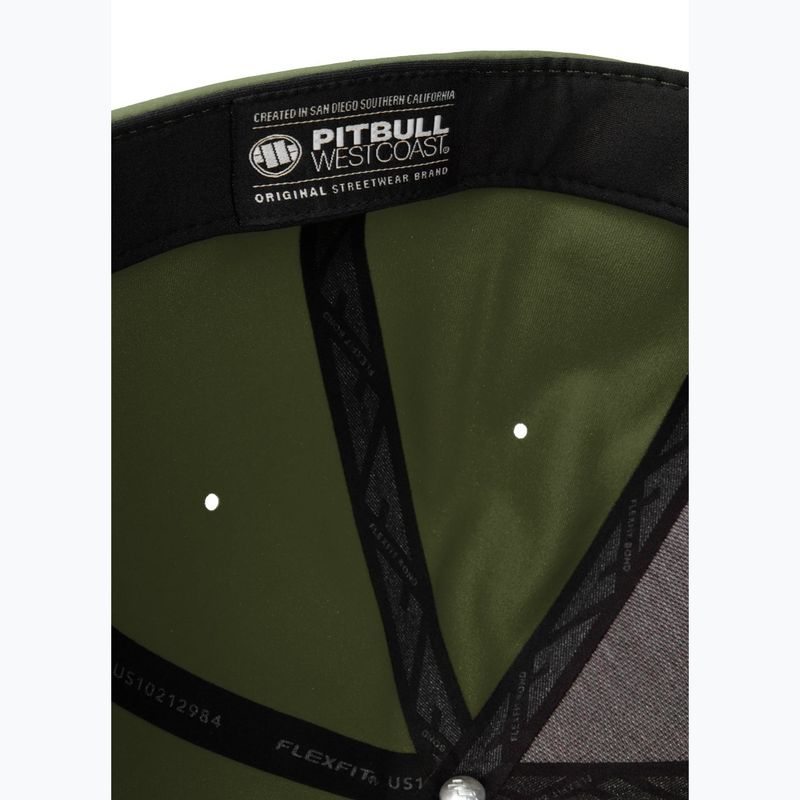 Vyriška kepuraitė su snapeliu Pitbull West Coast Full Cap ,,Hilltop" Stretch Fitted olive 8