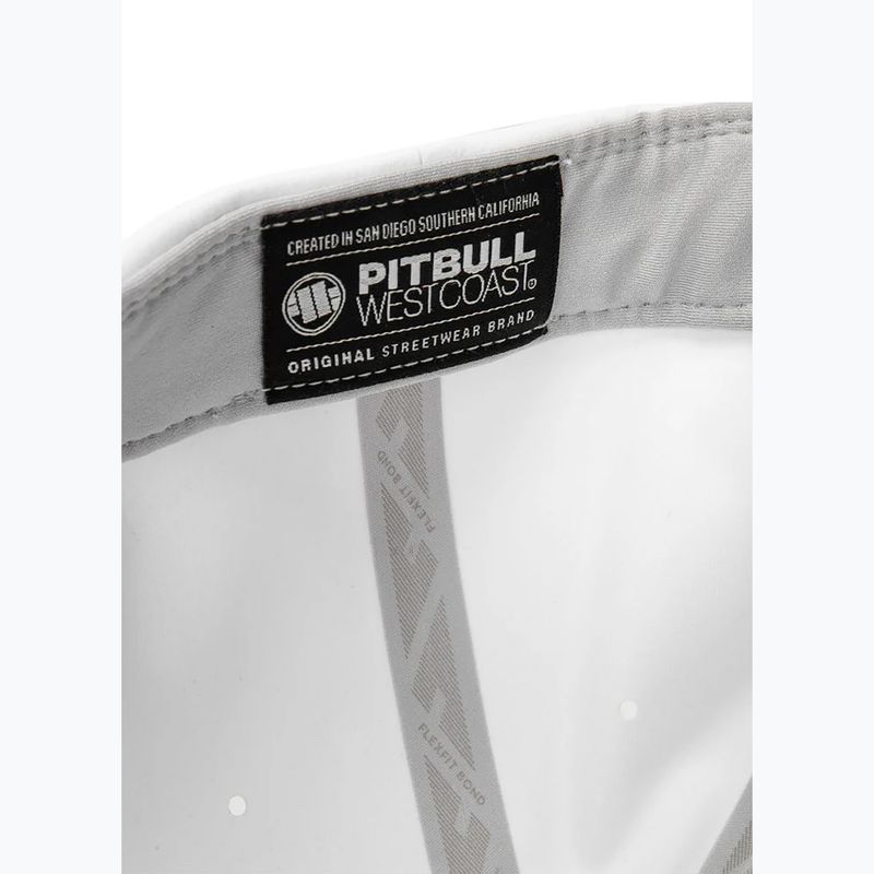 Kepuraitė su snapeliu Pitbull Snapback ,,Hilltop" Stretch Fitted white 8