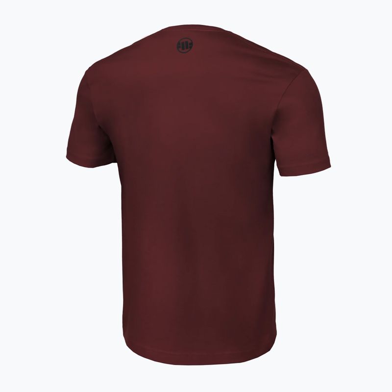 Pitbull West Coast vyriški marškinėliai T-S Classic Boxing bordo spalvos 2