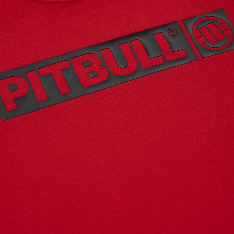 Pitbull West Coast moteriški T-S Hilltop raudoni marškinėliai 3