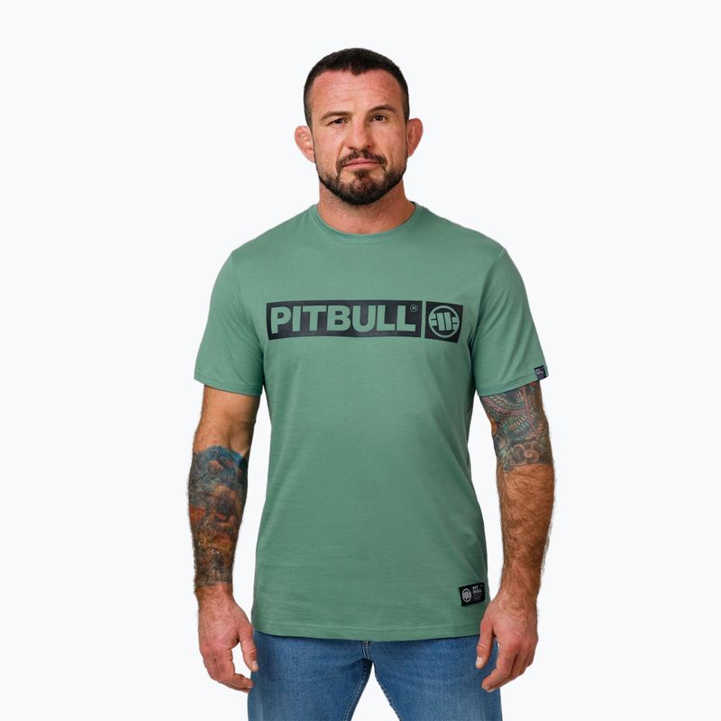 Pitbull West Coast vyriški T-S Hilltop 170 mėtų spalvos marškinėliai