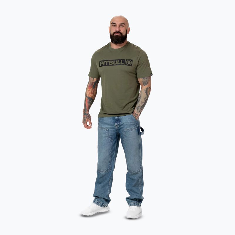 Vyriški marškinėliai Pitbull Hilltop olive 2