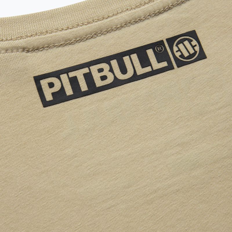 Pitbull West Coast vyriški T-S Hilltop 170 smėlio spalvos marškinėliai 8