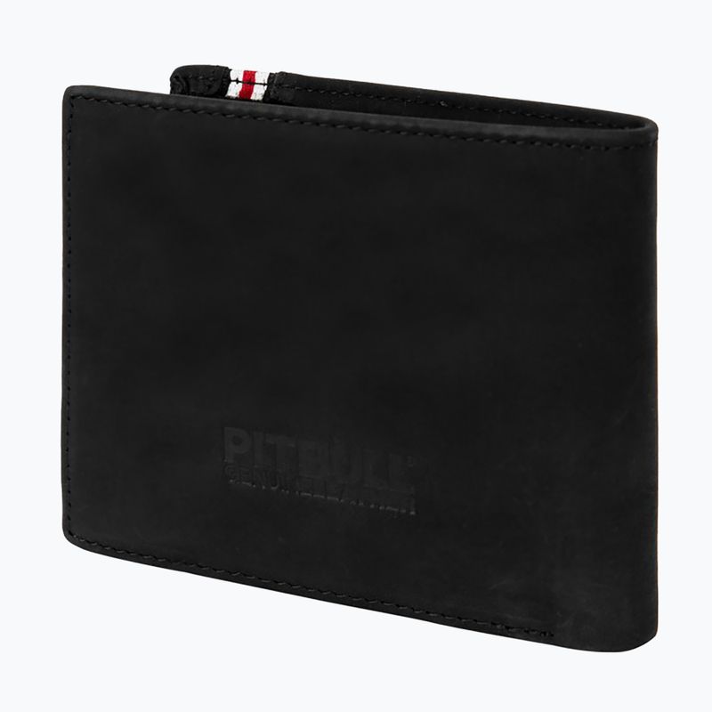 Vyriška piniginė Pitbull Lin Wood 2 Embosed Leather black 2