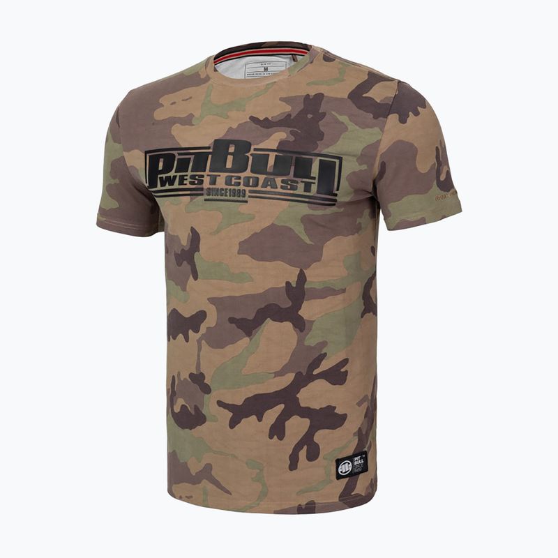 Vyriški marškinėliai Pitbull West Coast Classic Boxing woodland camo 4