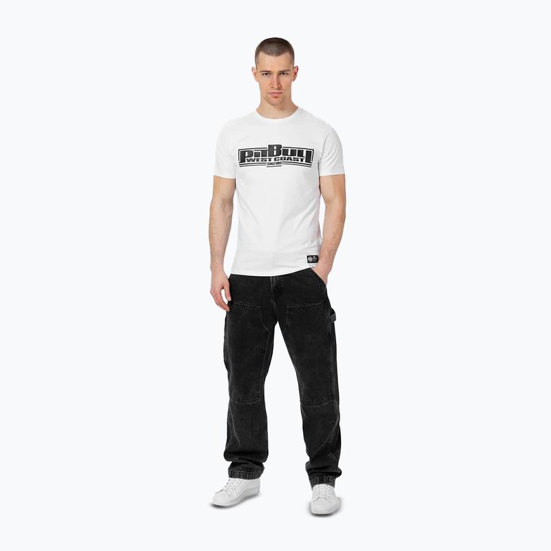 Vyriški marškinėliai Pitbull Classic Boxing white 2