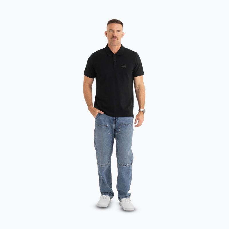 Vyriški Pitbull West Coast Polo marškinėliai Pique Regular black 2